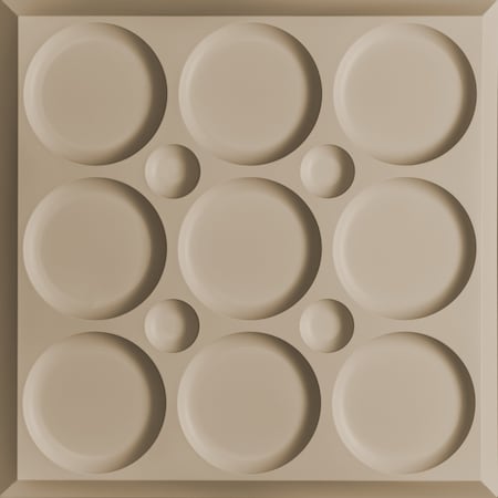 Ceilume Roman Circle 2ft x 2ft Latte Ceiling Tile V1-ROMNCR-22LAO